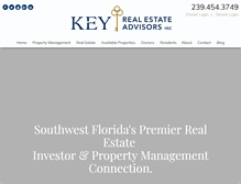 Tablet Screenshot of keyrealestateadvisors.com